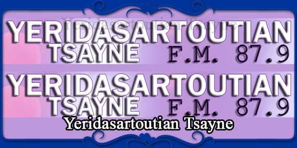 Yeridasartoutian Tsayne